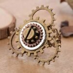 Bague Rouage Steampunk Unique
