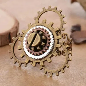 Bague Rouage Steampunk élégante et Unique 1 Bague Rouage Steampunk élégante et Unique - Bijoux