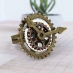 Bague Steampunk Engrenages Rouages