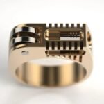Bague Steampunk Engrenages Homme