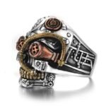 bague steampunk skull tete de mort en acier roas300 655 1