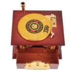 Boîte Steampunk À Musique Vintage Phonographe