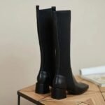 Bottes Steampunk Chaussettes Noires Élégantes