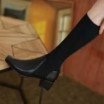 Bottes Steampunk Chaussettes Noires Élégantes