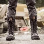 Bottes Moto Steampunk Vintage Homme