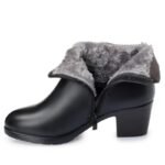 Bottes Steampunk Noir Talon Stylées