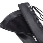 Bottes Steampunk Rétro Noires Élégantes Femme