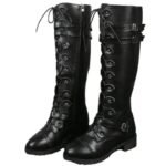 Bottes Steampunk Hautes Lacets Sangles