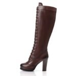Bottes Steampunk Victoriennes Cuir Véritable