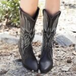 bottes western femme style unique et audacieux noir 35 roas300 557 1