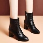 Bottines Boutons Steampunk Femme