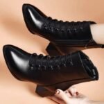 Bottines Boutons Steampunk Femme