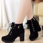 Bottines Steampunk Talon Carré Confortables