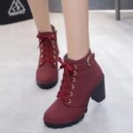 Bottines Steampunk Talon Carré Confortables