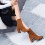 Bottines Steampunk Talon Vintage Femme