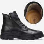 Bottines Steampunk Cuir Vintage Rétro Homme