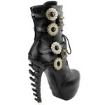 bottines gothique steampunk pour femme bottes 346 1