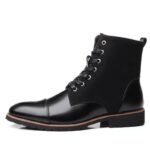 Bottines Steampunk Homme Noires Intemporelles