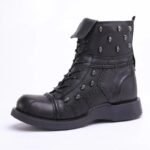 Bottines Steampunk Moto Cuir Homme
