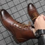 Bottines Steampunk Caoutchouc Homme