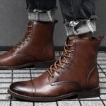 Bottines Steampunk Caoutchouc Homme