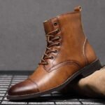 Bottines Steampunk Caoutchouc Homme