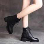 Bottines Steampunk Victoriennes Élégantes Tendance