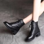 Bottines Steampunk Victoriennes Élégantes Tendance