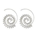 boucles d'oreilles bohème argent