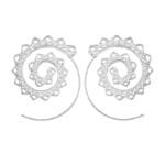 boucles d'oreilles bohème en argent