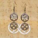 Boucles D&rsquo;oreilles Steampunk Engrenages