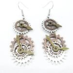 Boucles D&rsquo;oreilles Steampunk Pendantes Élégantes