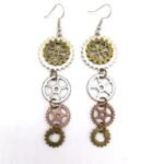 Boucles D&rsquo;oreilles Steampunk Pendantes Élégantes