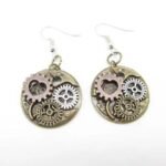 Boucles D&rsquo;oreilles Steampunk Pendantes Élégantes