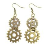 Boucles D&rsquo;oreilles Steampunk Pendantes Élégantes