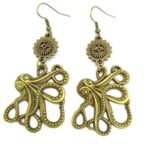 Boucles D&rsquo;oreilles Steampunk Pendantes Élégantes