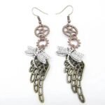 Boucles D&rsquo;oreilles Steampunk Pendantes Élégantes