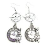 Boucles D&rsquo;oreilles Steampunk Pendantes Élégantes