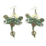 Boucles D&rsquo;oreilles Steampunk Pendantes Élégantes