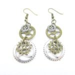 Boucles D&rsquo;oreilles Steampunk Pendantes Élégantes