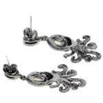 Boucles D&rsquo;oreilles Steampunk Poulpe Mystique