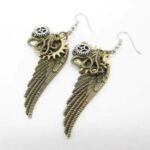 Boucles D&rsquo;oreilles Steampunk Ailes D&rsquo;ange