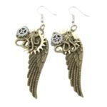 Boucles D&rsquo;oreilles Steampunk Ailes D&rsquo;ange
