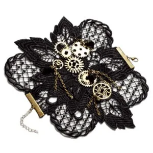 Bracelet Steampunk Rétro Futuriste pour Look Gothique Punk 3 Bracelet Steampunk Rétro Futuriste pour Look Gothique Punk - ROAS300%