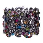 Bracelet Steampunk Victorien Perle Brillance