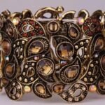 Bracelet Steampunk Victorien Perle Brillance