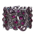 Bracelet Steampunk Victorien Perle Brillance