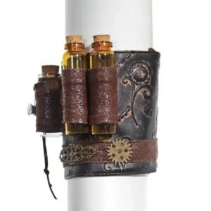 brassard steampunk fiole pour fetes a theme marron roas300 305 1