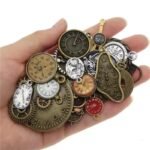 breloque cadran unique style steampunk de montre roas200 907 1