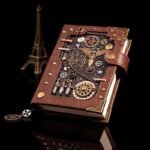 Carnet Steampunk Simili Marron Voyage